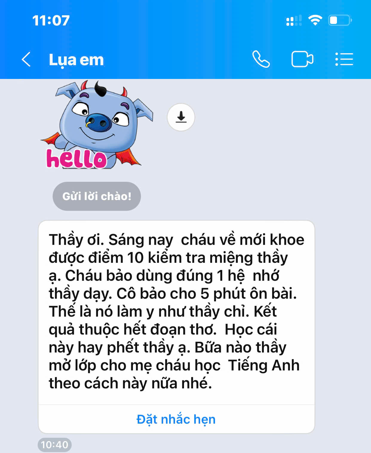 Áp dụng cách thầy hướng dẫn để ghi nhớ đoạn thơ.